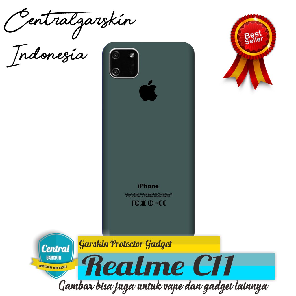 Get2Pcs Garskin SKIN Realme C11 Motif Iphone X Case Garskin Casing COD Bisa Custom