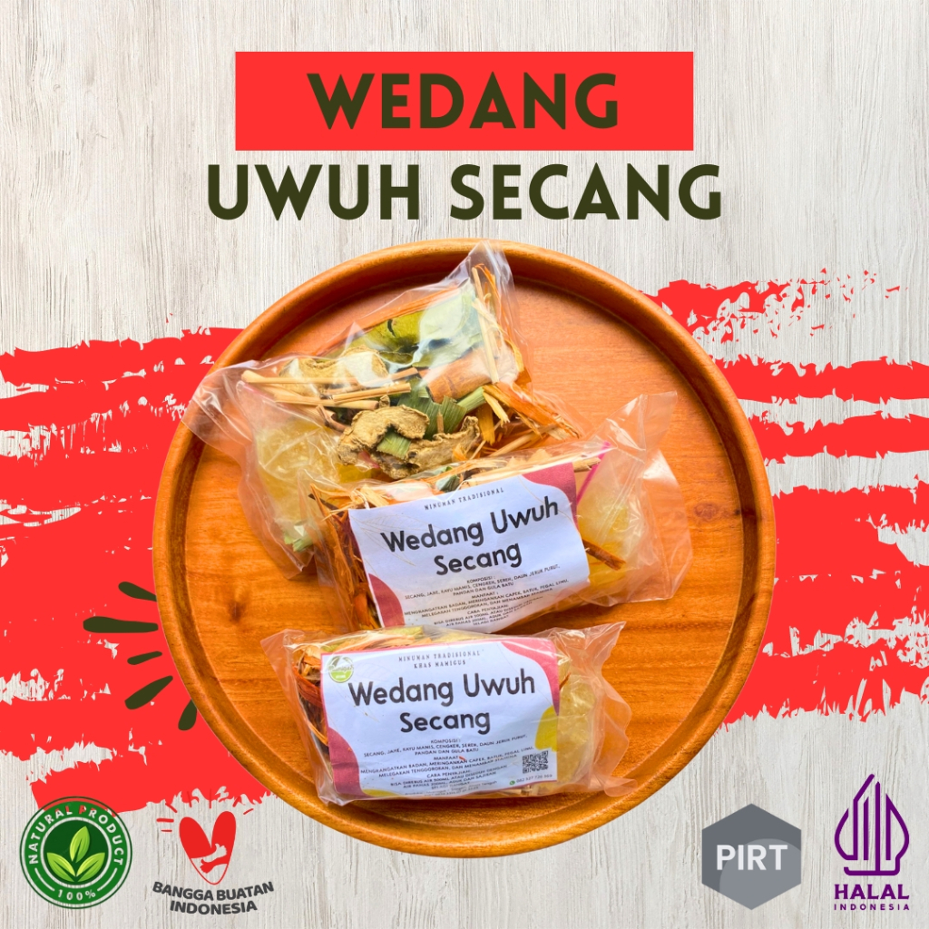 

* Wedang Uwuh Secang Lengkap Gula Batu Khas Mamigus Terlaris