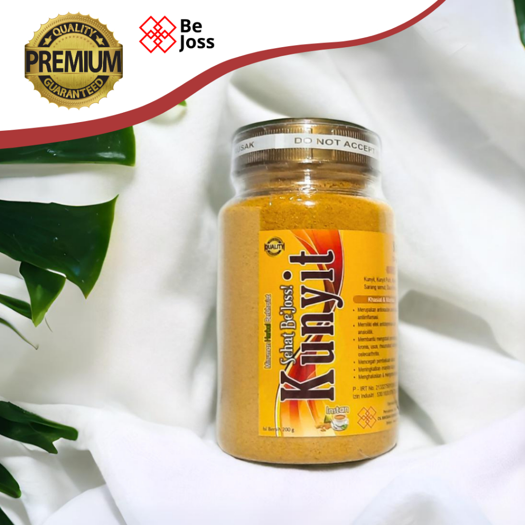 

* Bubuk Kunyit Instan Be Joss 200gr Minuman Kesehatan Herbal Premium Terlaris