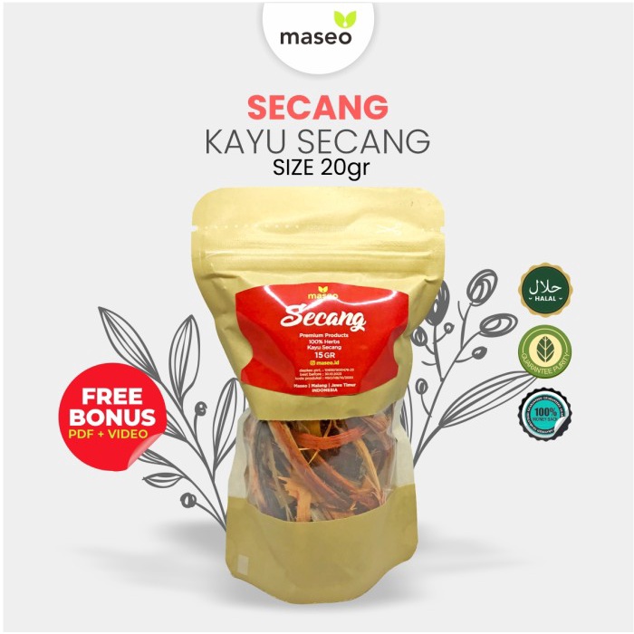 

* Secang Kayu Secang Maseo Rempah Jsr Wedang Uwuh Terlaris