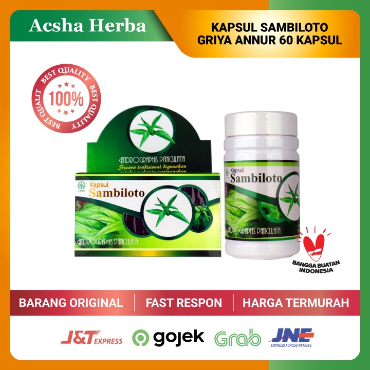 

* Sambiloto Herbal Kapsul Isi 50 Kapsul Terlaris