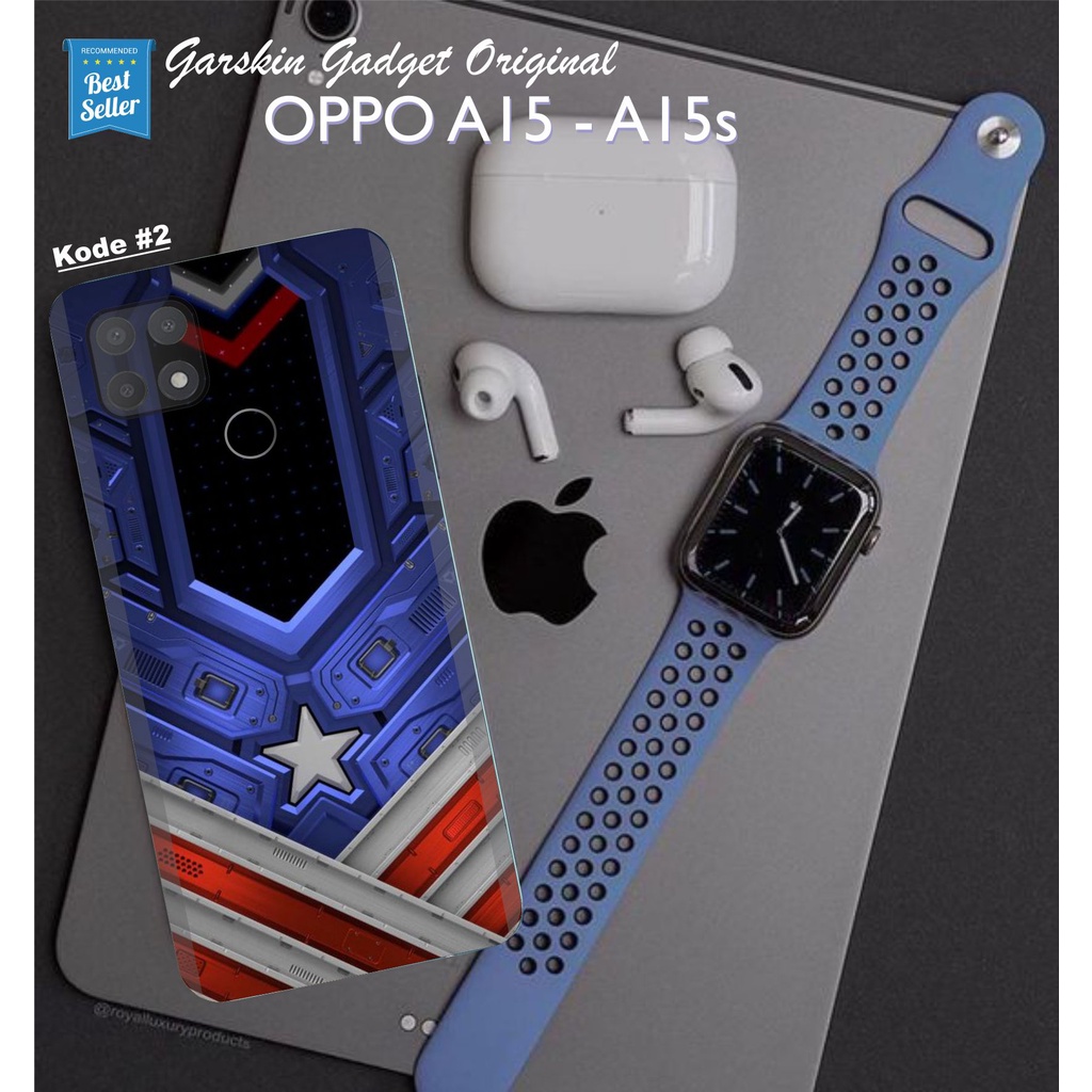 *PromoGet2* Oppo A15 Stiker Garskin HP/Case Custom Dan COD