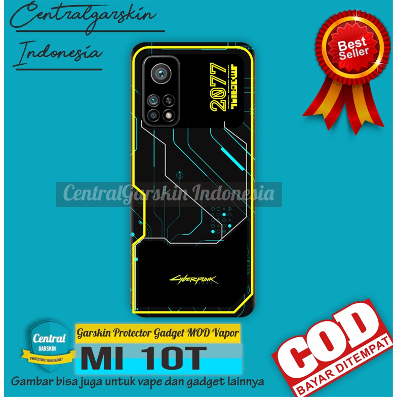 Get2Pcs Garskin Xiaomi Mi 10T MI10T Mi 10T Pro  Cyberpunk 2077  Wood Case Garskin Casing COD Bisa Cu