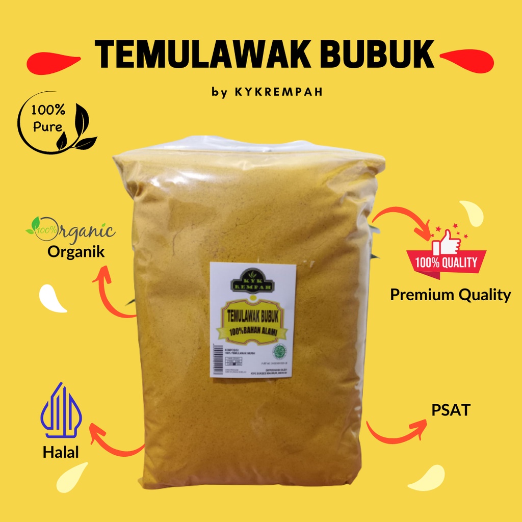 

* Temulawak Bubuk Murni 1 Kg Terlaris