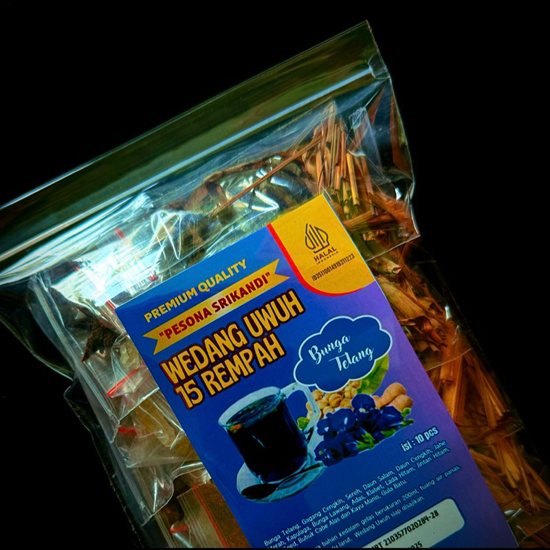 

* 10 Pcs Wedang Uwuh Bunga Telang 30 Gram Wedang Telang 15 Rempah Terlaris
