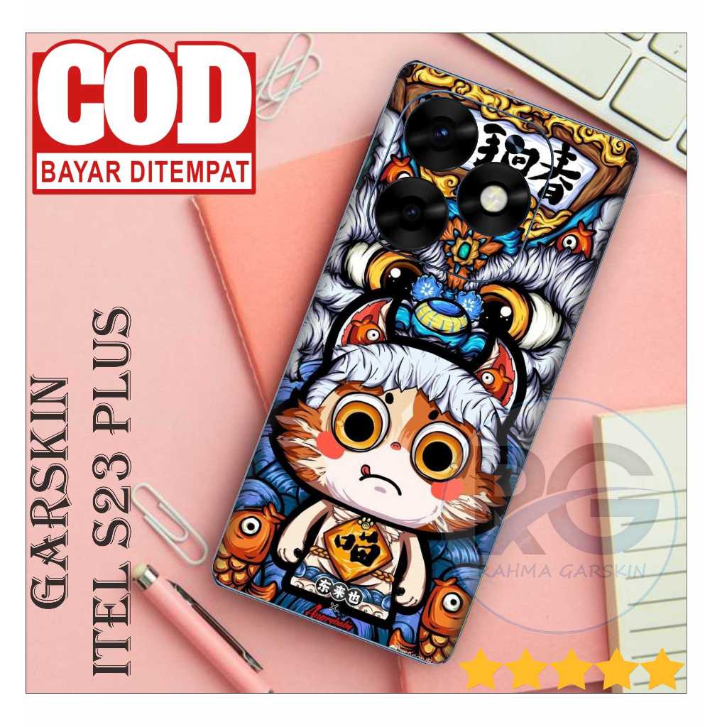 *PromoGet2* Itel S23 Stiker Garskin HP/Case Custom Dan COD