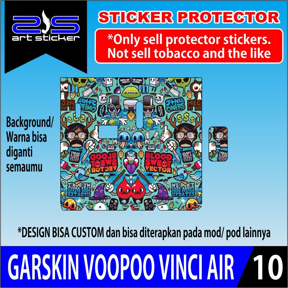 *PromoGet2* Voopoo Vinci Air Stiker Garskin HP/Case Custom Dan COD