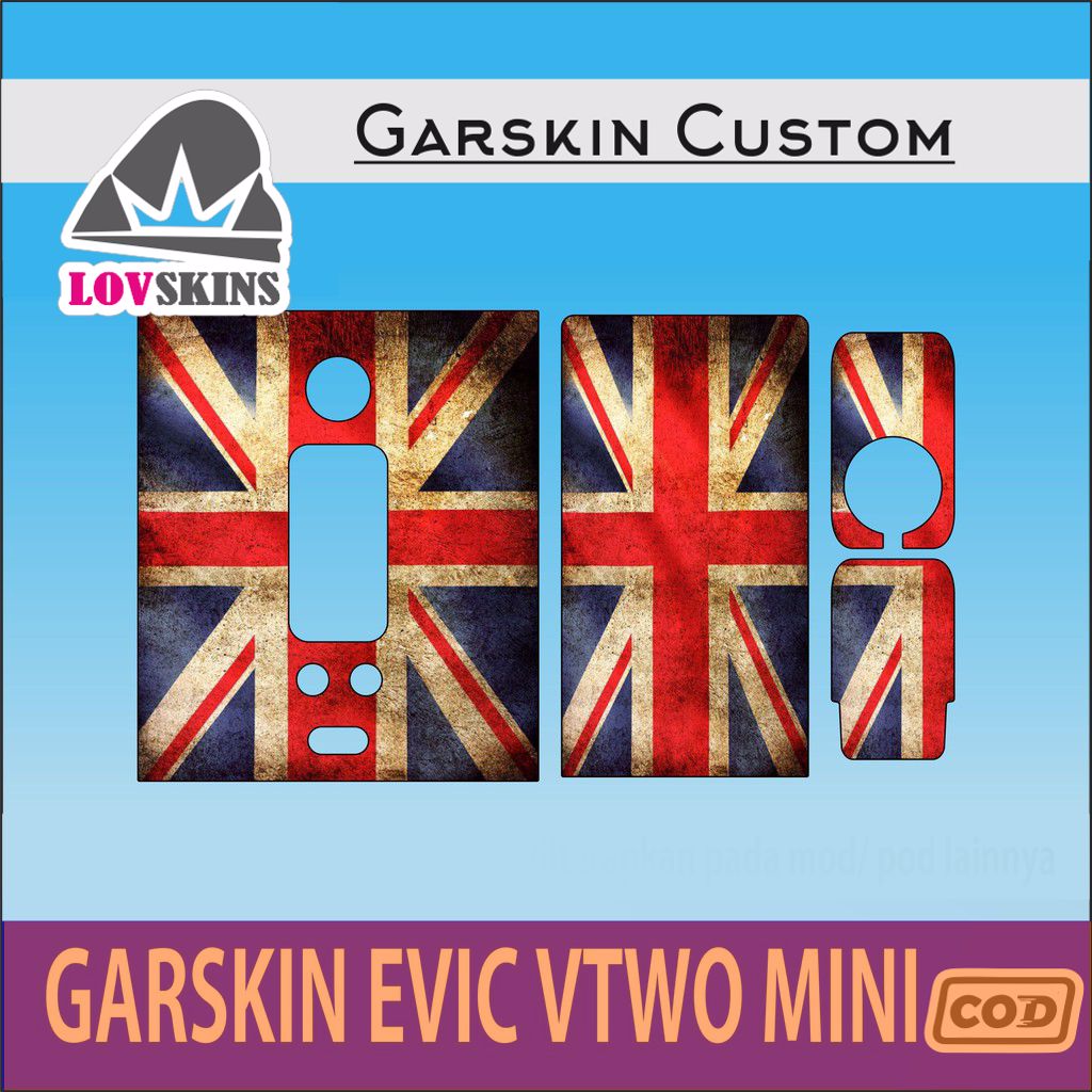 Garskin Skin Protector Evic Vtwo Mini Joyetech Motif Free Custom