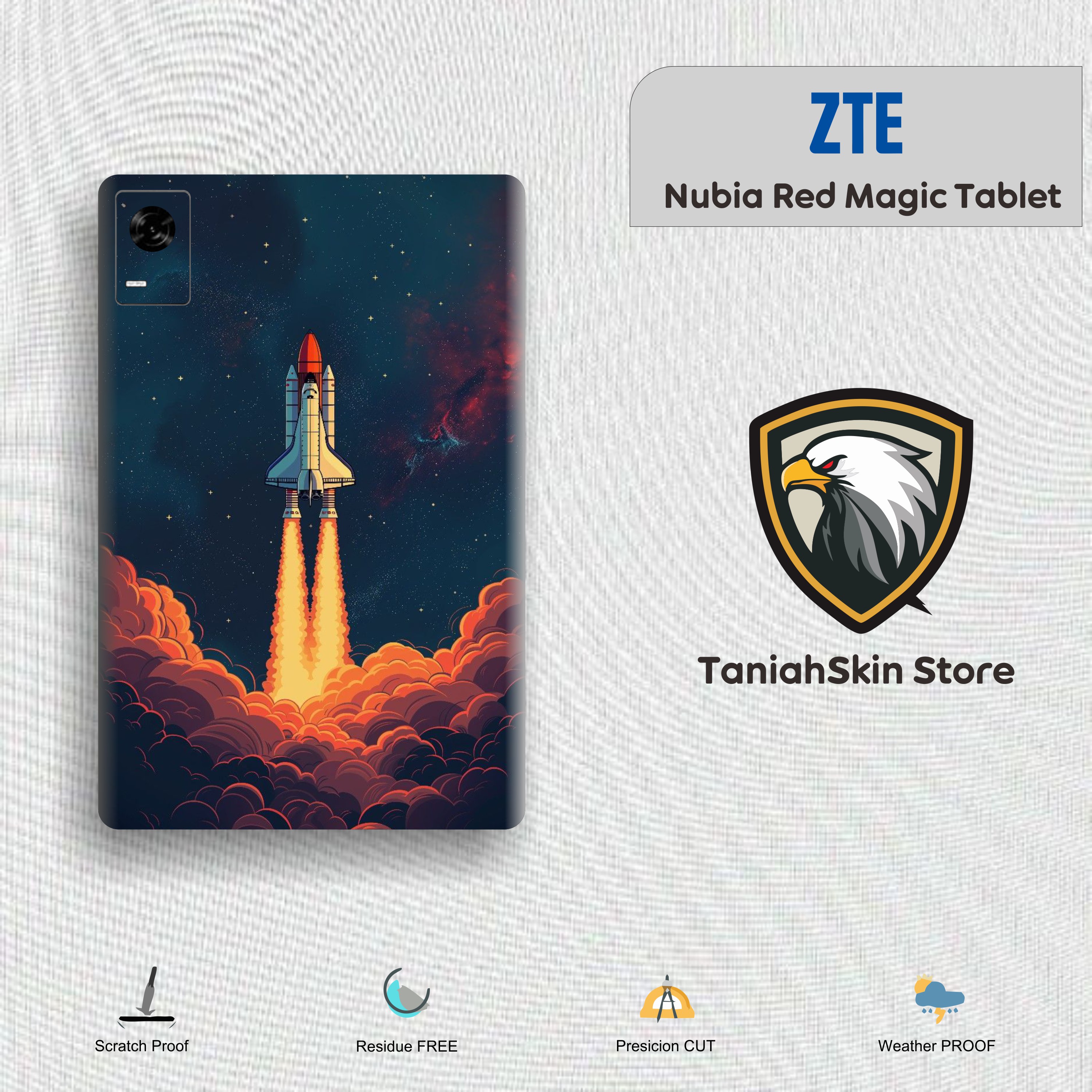 *Buy1Get1* Zte Nubia Red Magic Tablet Garskin Custom Stiker Bisa COD ( Case Not Included )