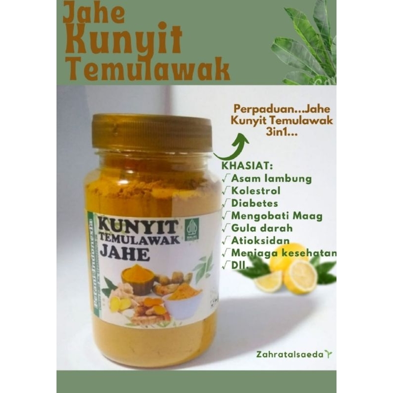 

* Kunyit Temulawak Jahe Atasi Asam Lambung Naik Gerd Magg Menahun Kejang Perut Mual Detox Imunitas Terlaris