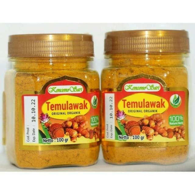 

* Jamu Temulawak Serbuk Organik Kencono Sari Kencono Sari Asli Original 100 Gram Tanpa Gula Terlaris