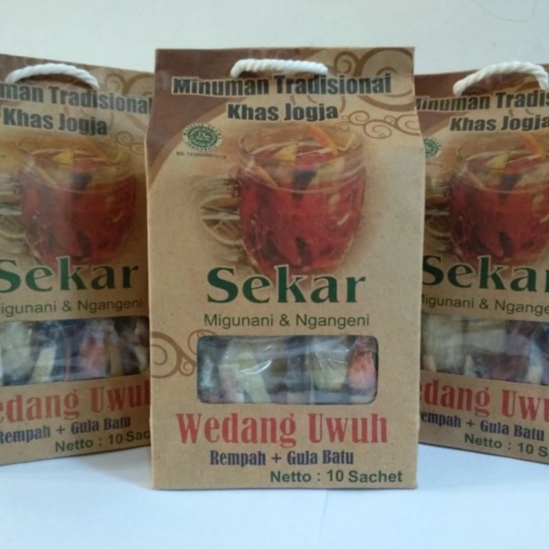 

* Sekar Wedang Uwuh Kualitas Premium Isi 10 Sachet Komplit Rempah Gula Batu Minuman Tradisional Khas Bantul Jogja Terlaris