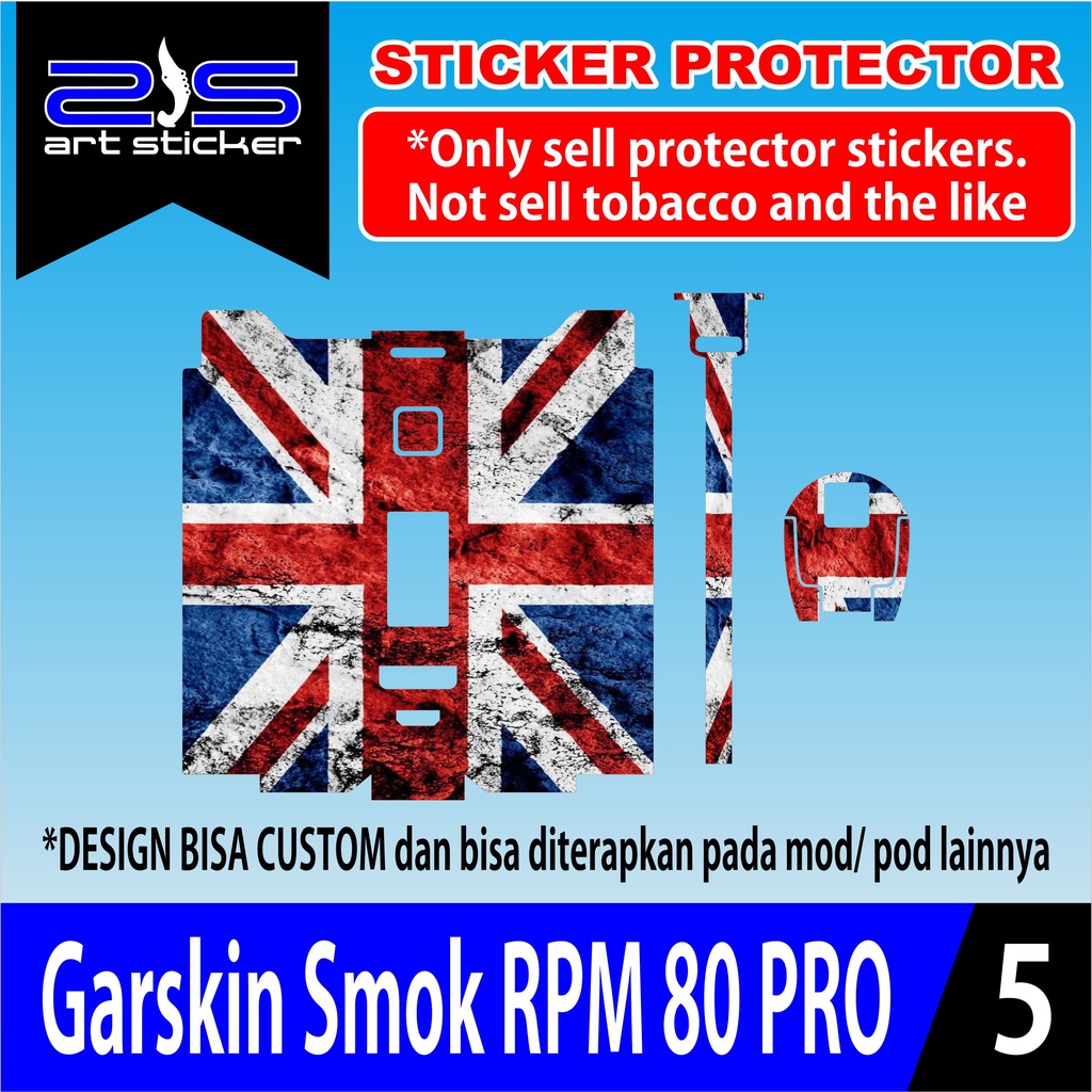 PromoGet2 Smok Rpm 80 Pro Garskin Casing Bisa Custom Bahan Premium