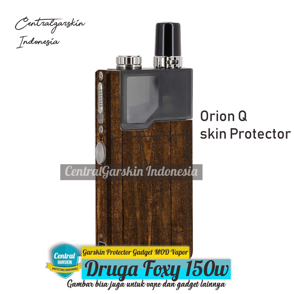 - Orion Q Wood Garskin Custom Bahan Premium Terlaris COD