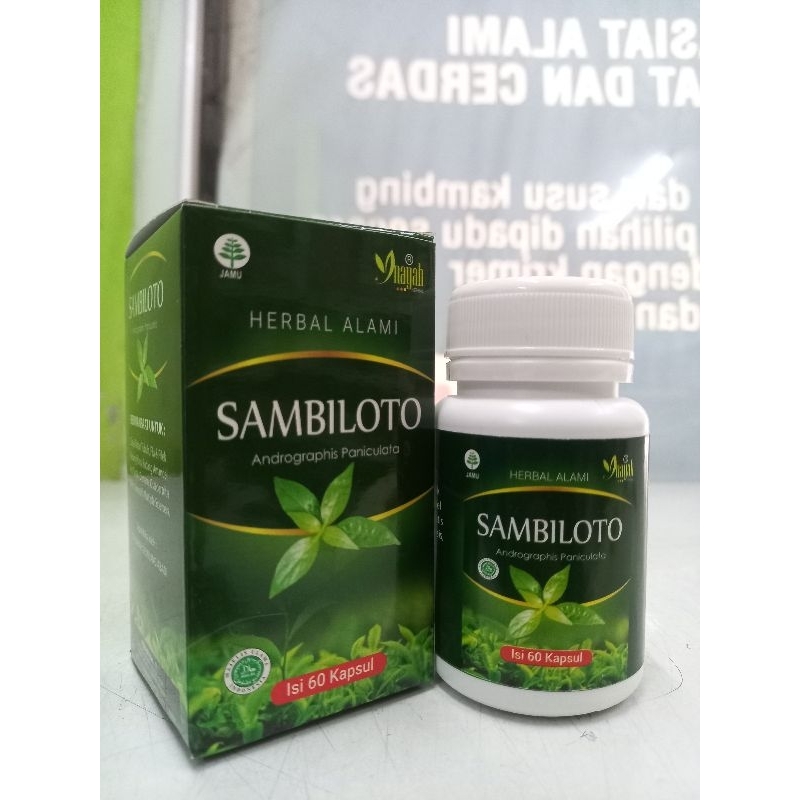 

* Kapsul Herbal Sambiloto 60 Kapsul Kemasan Baru Terlaris