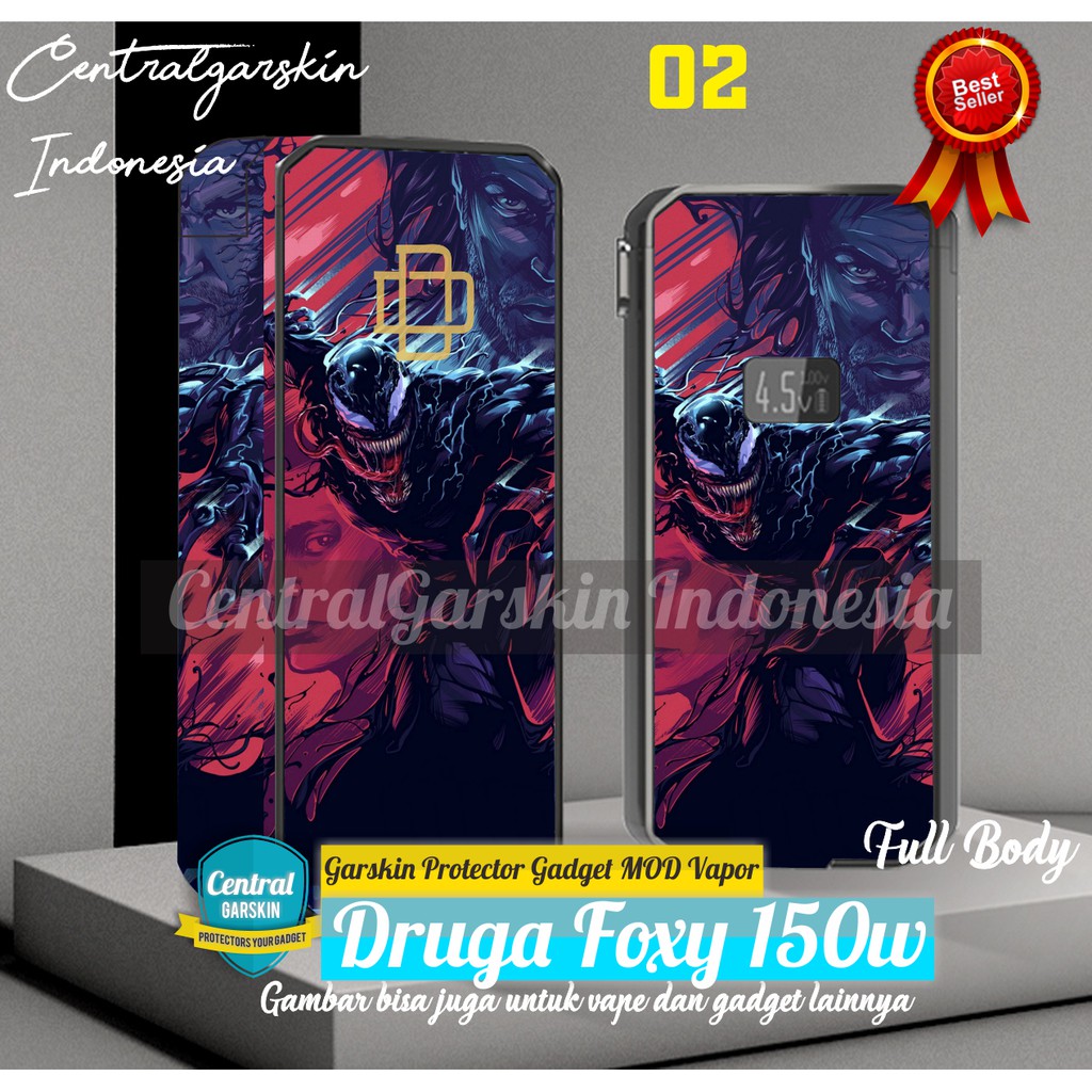 - Druga Foxy 150w Garskin Custom Bahan Premium Terlaris COD