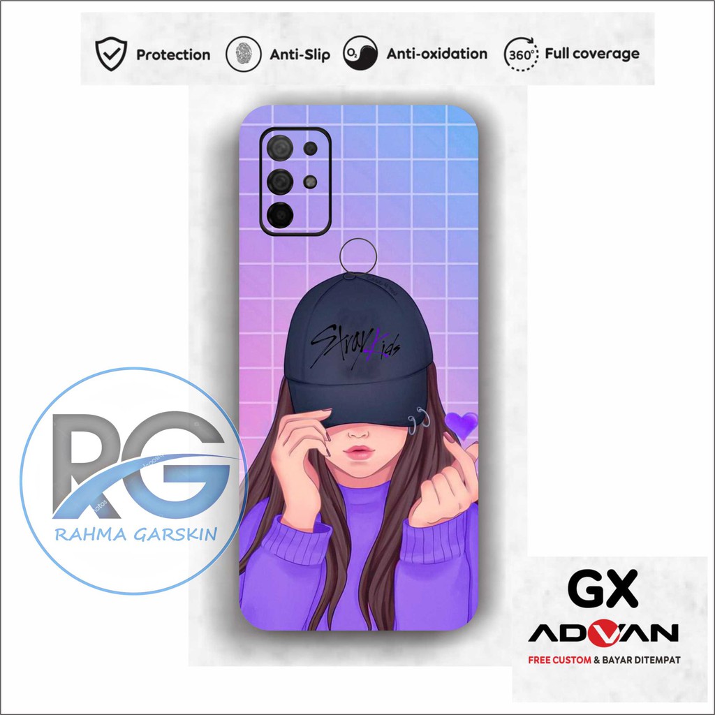 PromoGet2 - Advan Gx Stiker Casing/Garskin Bahan Maxdecal Custom