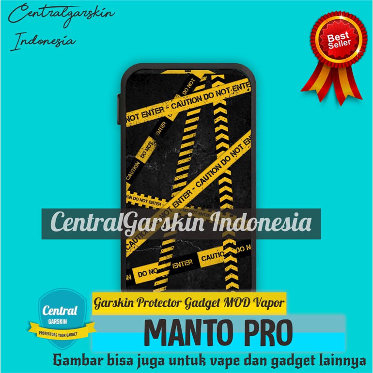 Get2Pcs Garskin Manto Pro  Danger Central Garskin Case Garskin Casing COD Bisa Custom