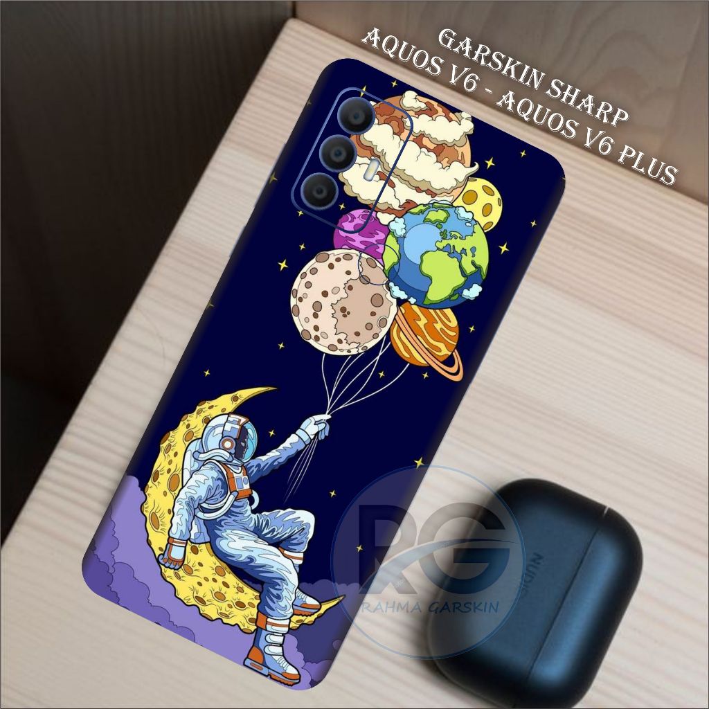 Get2Pcs SKIN ASTRONOT SHARP AQUOS V6 SHARP AQUOS V6 BISA CUSTOM Case Garskin Casing COD