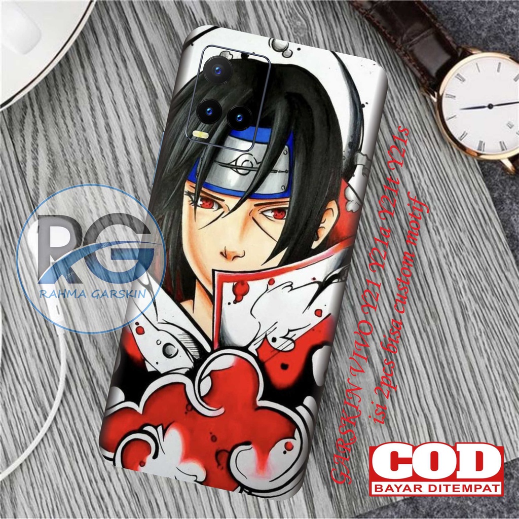 Get2pcs_ Garskin Skin vivo Y21 Y21a Y21s Y21t Astronot Garskin stiker custom Dan Cod