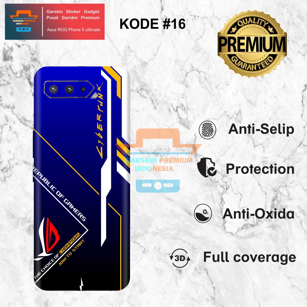 *PromoGet2* Asus Rog Phone 5 Ultimate Stiker Garskin HP/Case Custom Dan COD