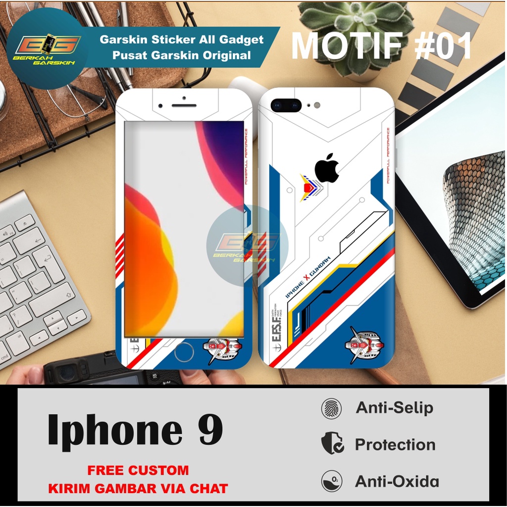 *PromoGet2* Stiker Iphone 9 Garskin HP/Case Custom Dan COD