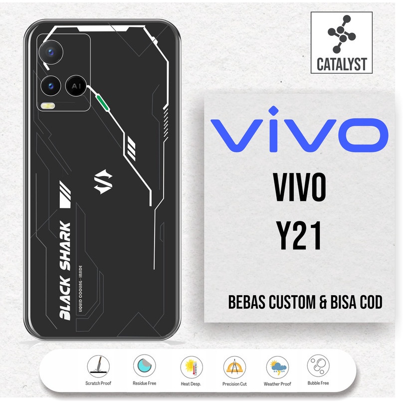 COD Vivo Y21 Terlaris Garskin Stiker Custom Gambar ++