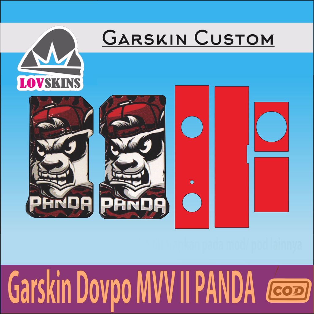 Garskin Skin Protector Dovpo MVV 2 Variasi 2 Motif Free Custom