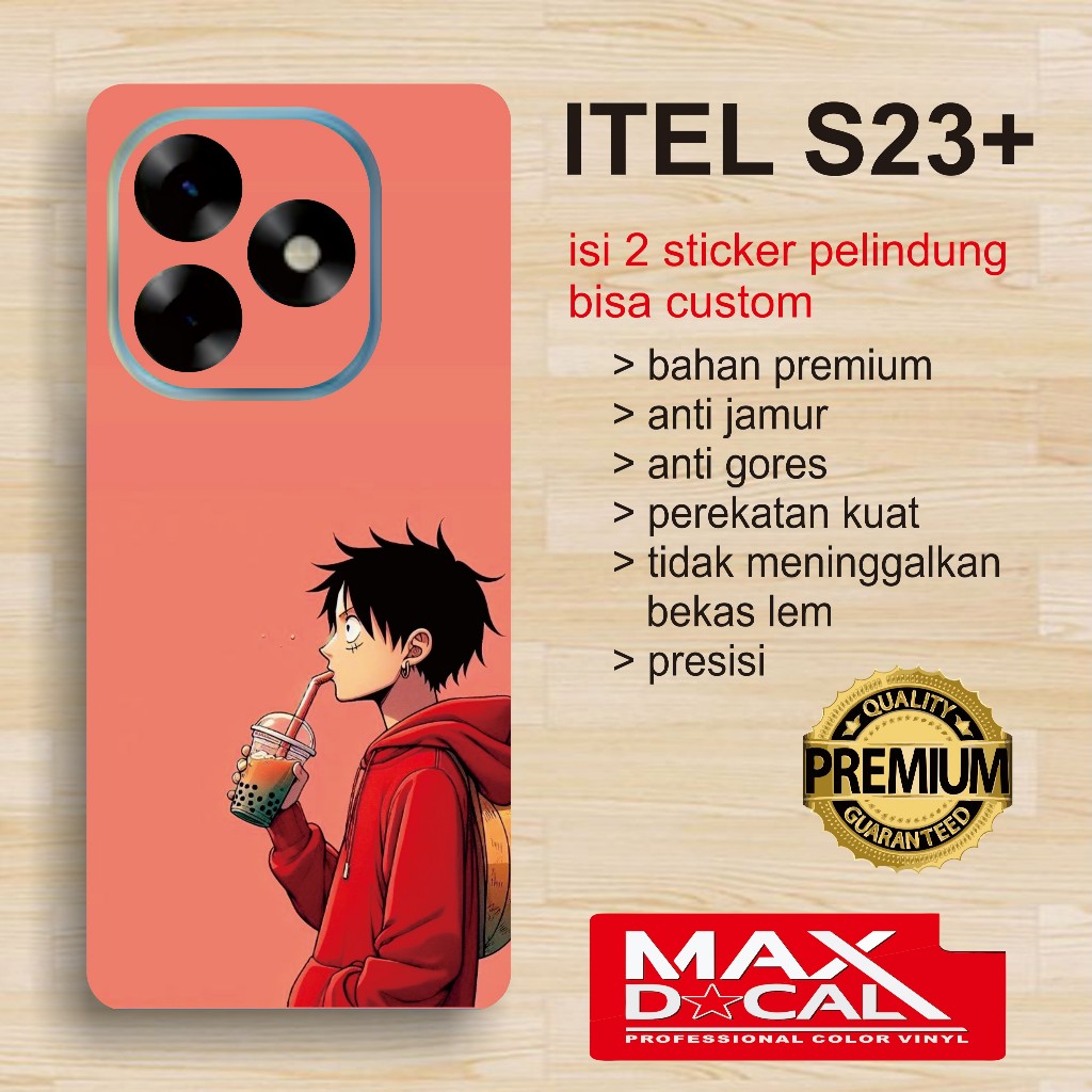 *PromoGet2* Itel S23 Stiker Garskin HP/Case Custom Dan COD