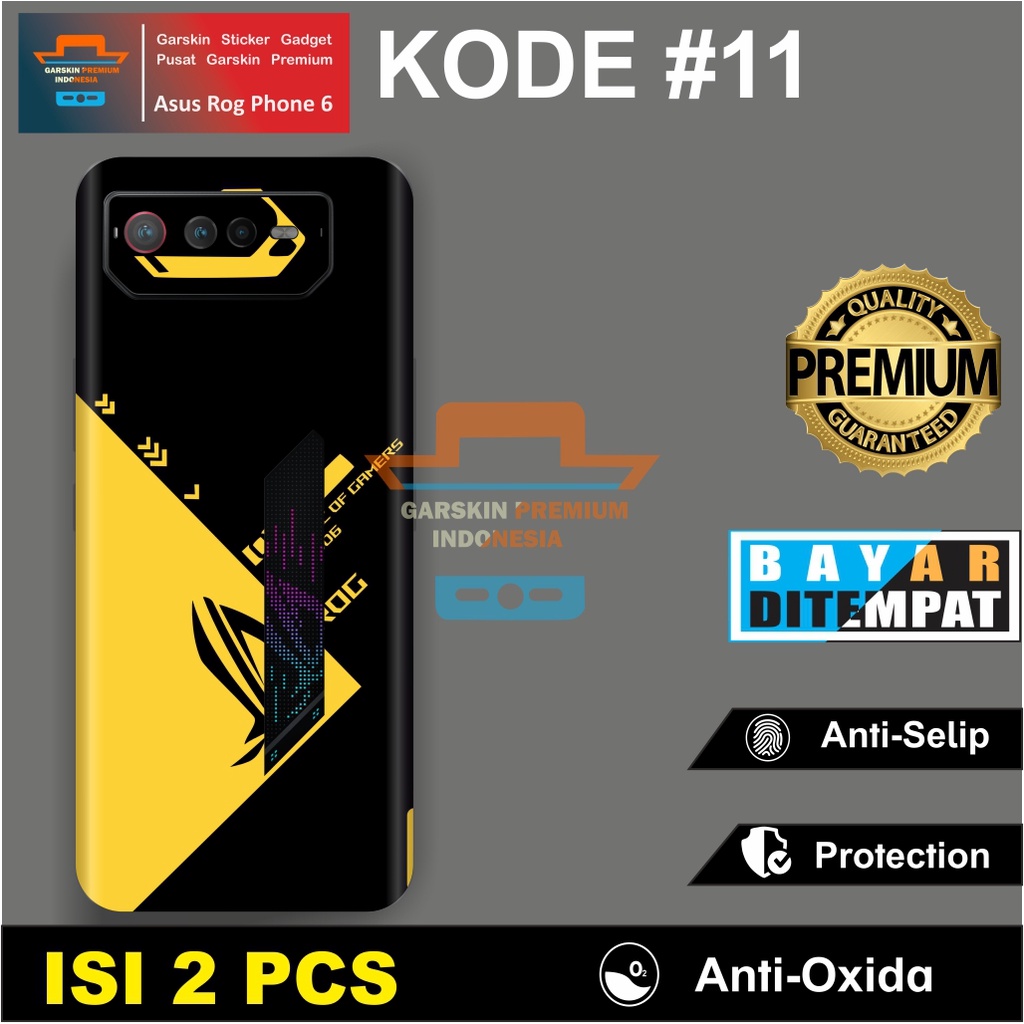 *PromoGet2* Asus Rog Phone 6 Stiker Garskin HP/Case Custom Dan COD