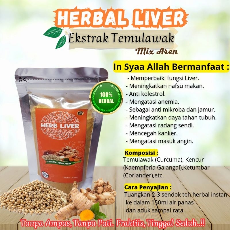 

* Herbal Liver Ekstrak Temulawak Terlaris