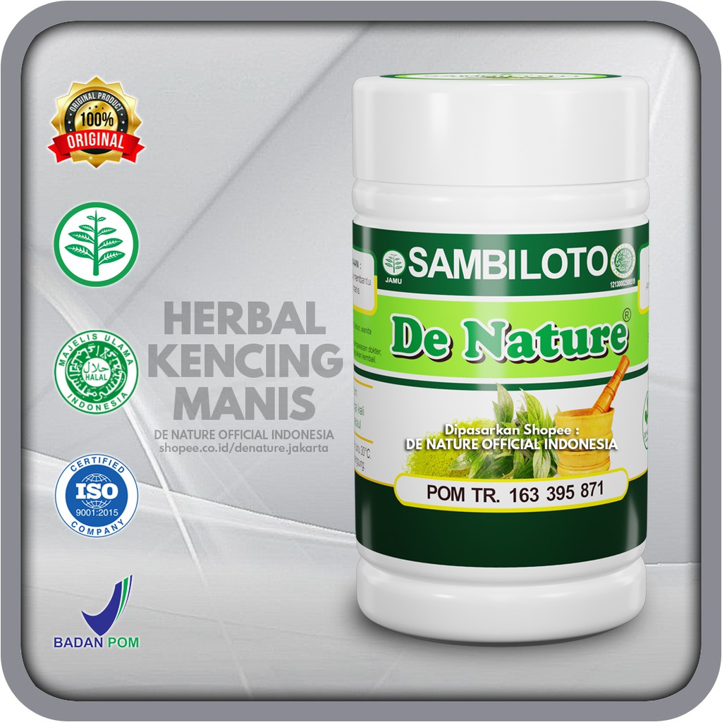 

* Sambiloto Obat Herbal Untuk Mengobati Kencing Manis De Nature Official Indonesia Jakarta Terlaris