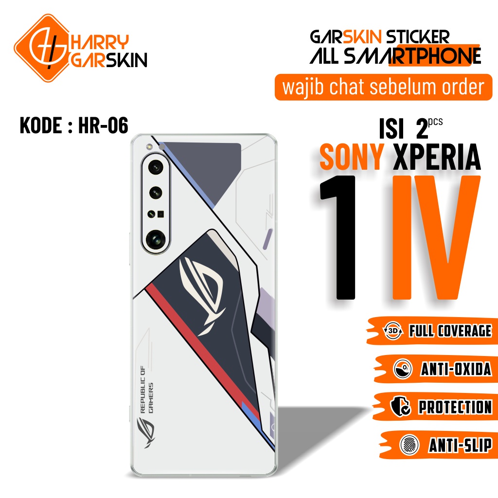 *PromoGet2* Sony Xperia 1 Iv Stiker Garskin HP/Case Custom Dan COD
