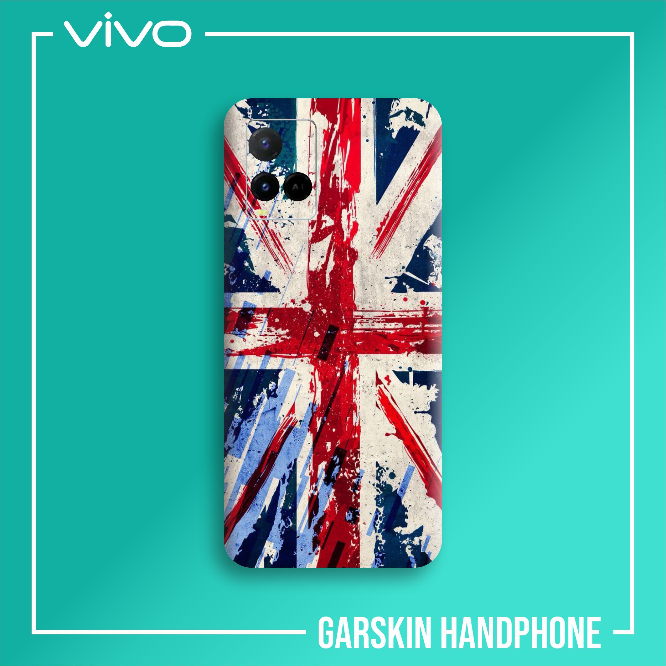 VIVO Y21 SKIN GARSKIN CASE PROTECTOR DAPAT 2 PCS FREE CUSTOM GAMBAR BEBAS BISA COD
