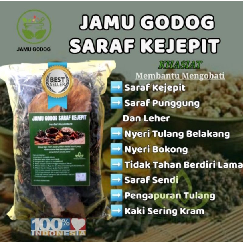 

* Jamu Godok Saraf Kejepit Terlaris
