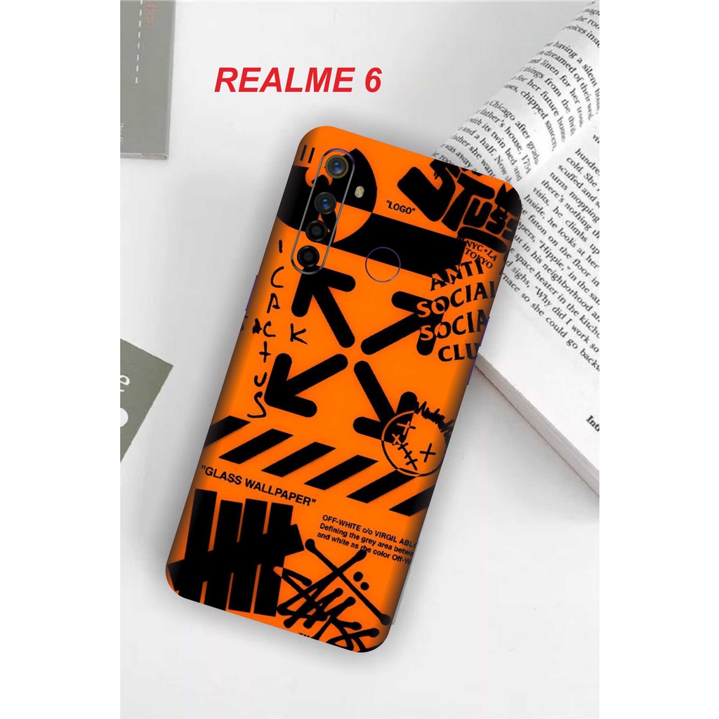 *PromoLaris* Realme 6 Garskin Wrap Custom (2Pcs) & COD