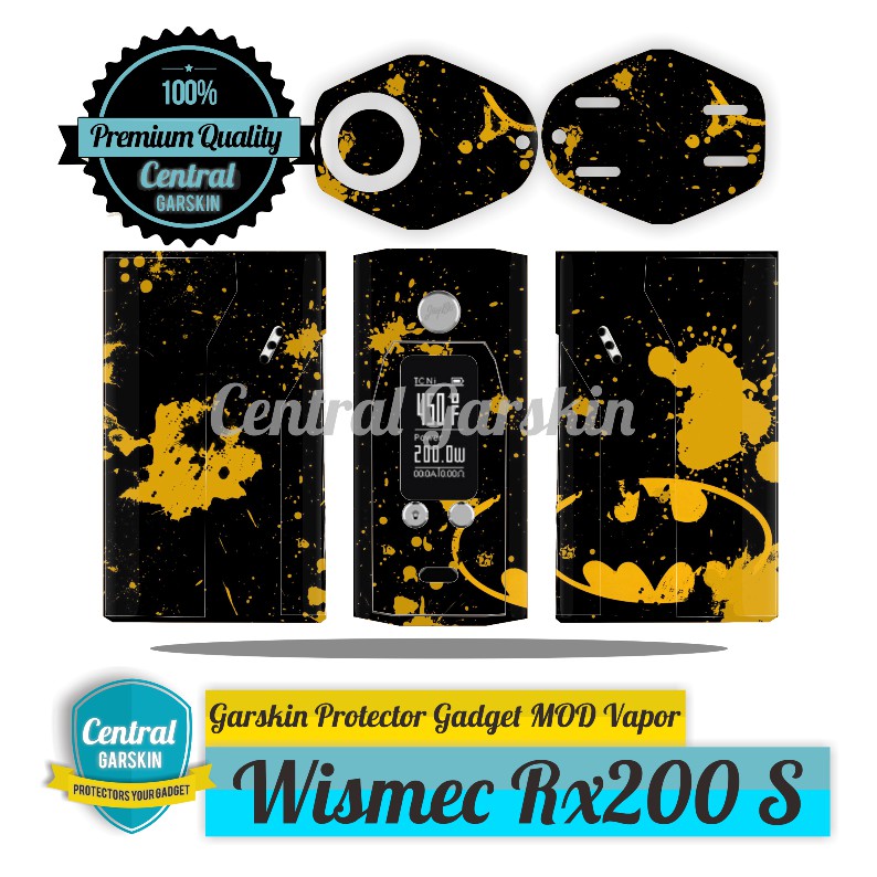 Get2Pcs Garskin Wismec Rx200 REOG Rx200 Skin Rx200 Case Garskin Casing COD Bisa Custom