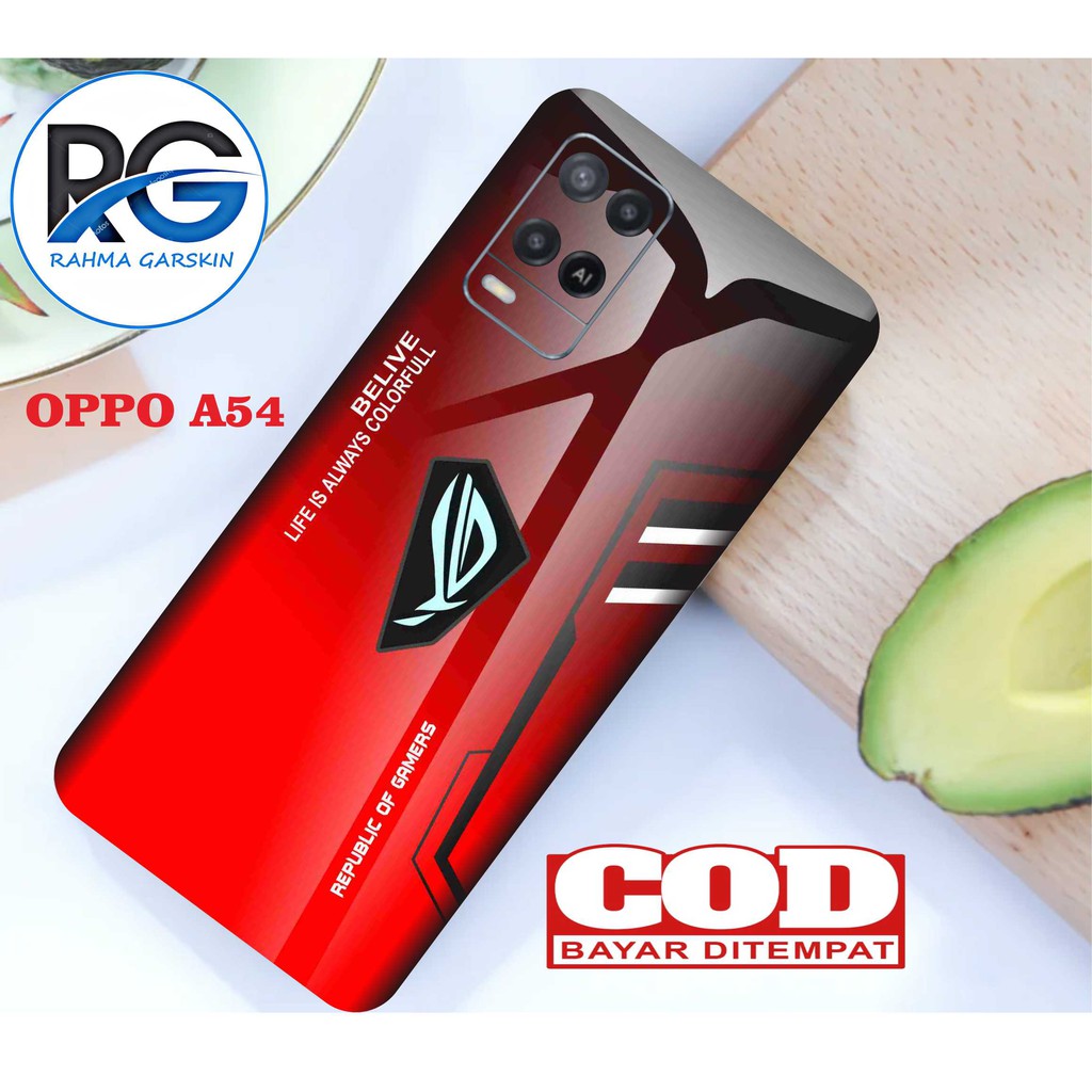 Get2pcs_ Garskin oppo A54 rog Garskin stiker custom Dan Cod
