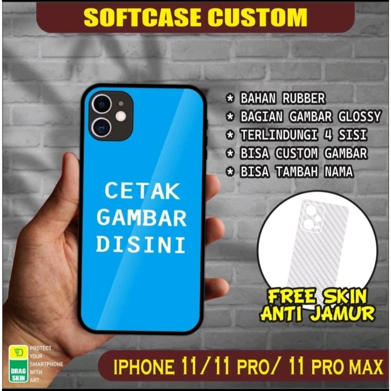Get2pcs_ Garskin sticker custom iphone 10 11 12 13 Pro Max Semua Typelain Garskin stiker custom Dan 