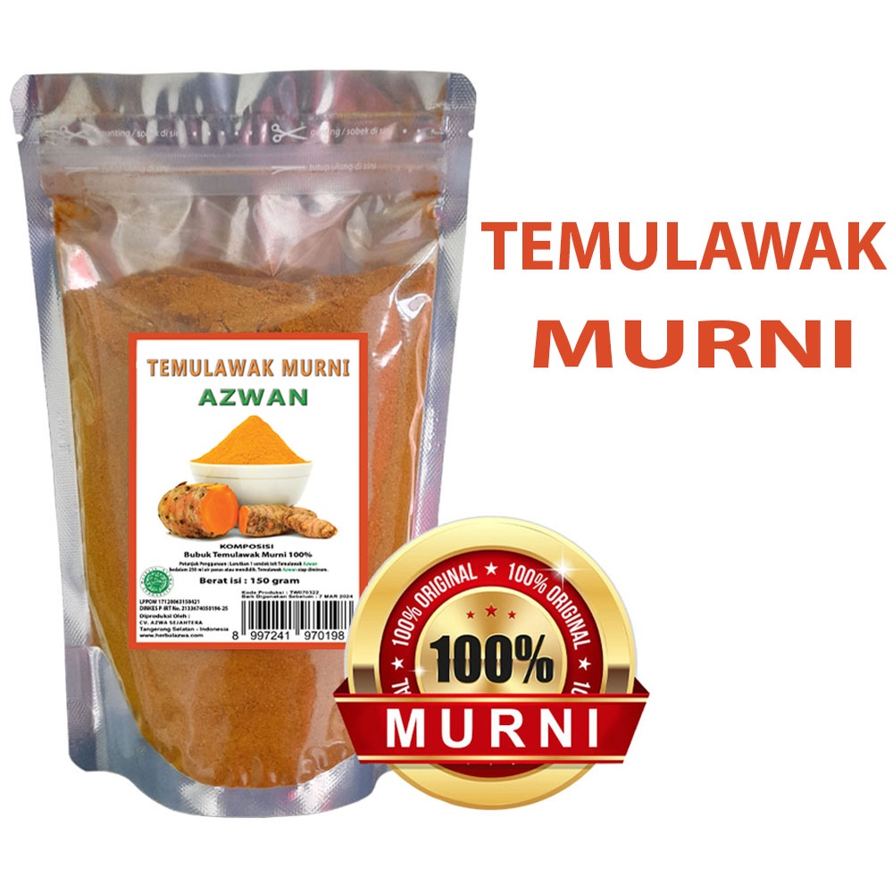 

* Temulawak Bubuk Azwan 100 Murni Original Terlaris