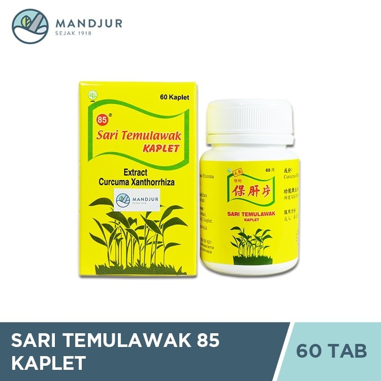 

* Sari Temulawak 85 Kaplet Obat Herbal Batu Empedu Dan Kesehatan Hati Terlaris