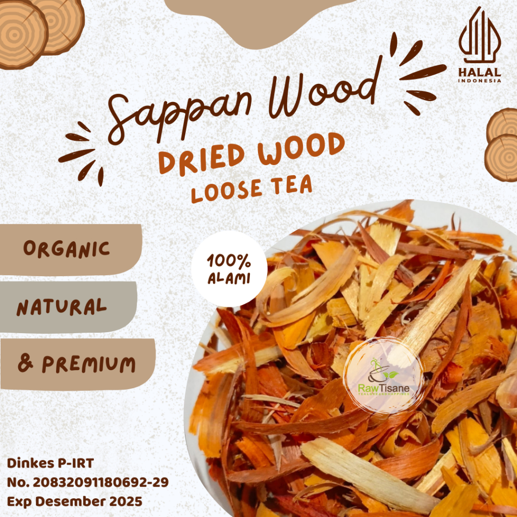 

* Raw Tisane Sweet Sappan Wood Tea Teh Kayu Secang Isi 100 Gram Terlaris