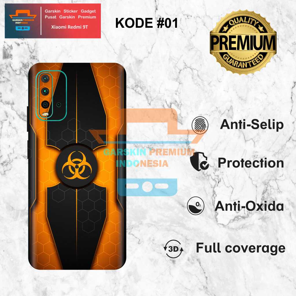 *PromoGet2* Xiaomi Redmi 9t Stiker Garskin HP/Case Custom Dan COD