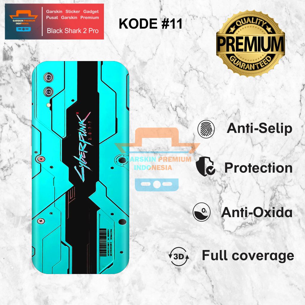 *PromoGet2* Stiker Black Shark 2 Pro Garskin HP/Case Custom Dan COD