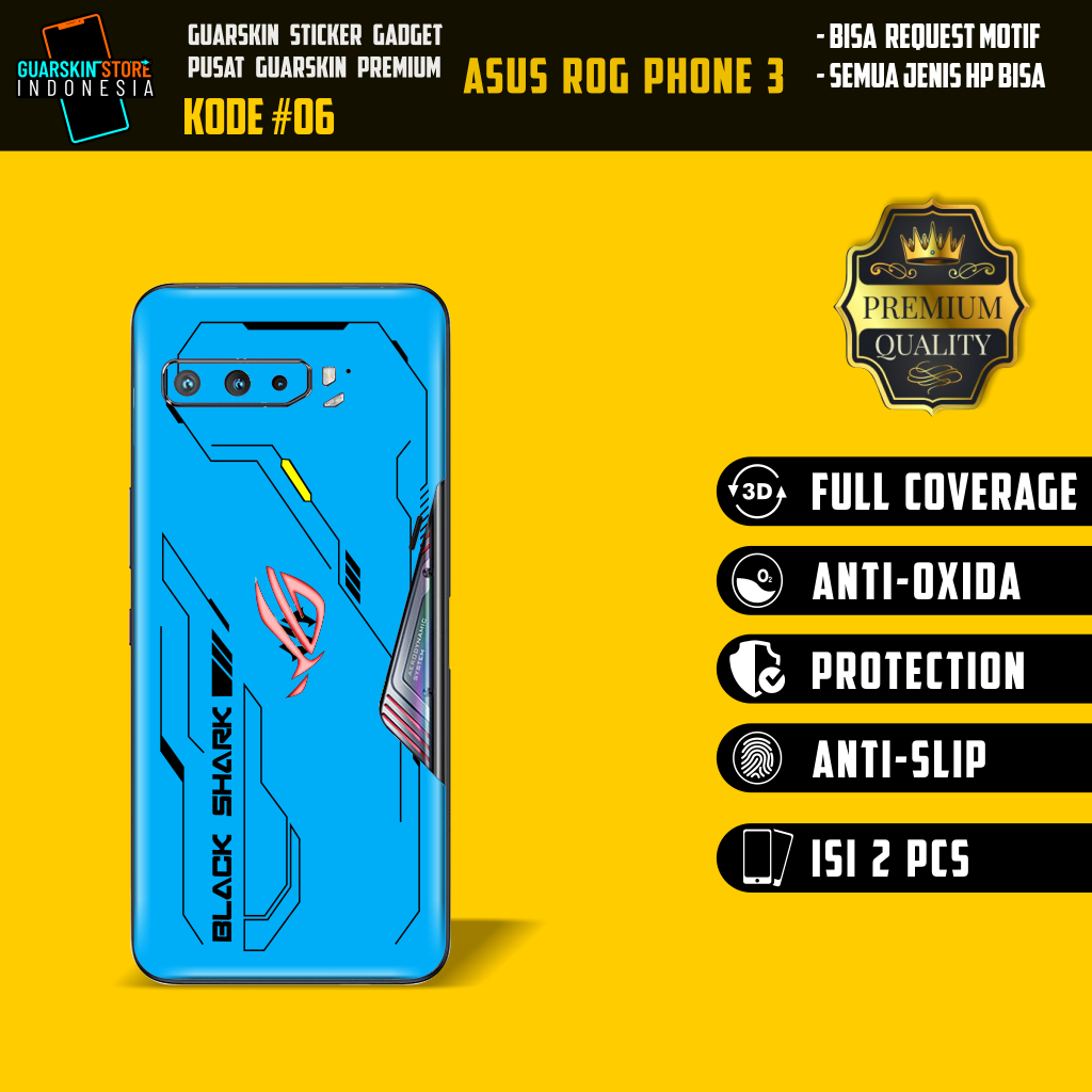 *PromoGet2* Asus Rog Phone 3 Stiker Garskin HP/Case Custom Dan COD