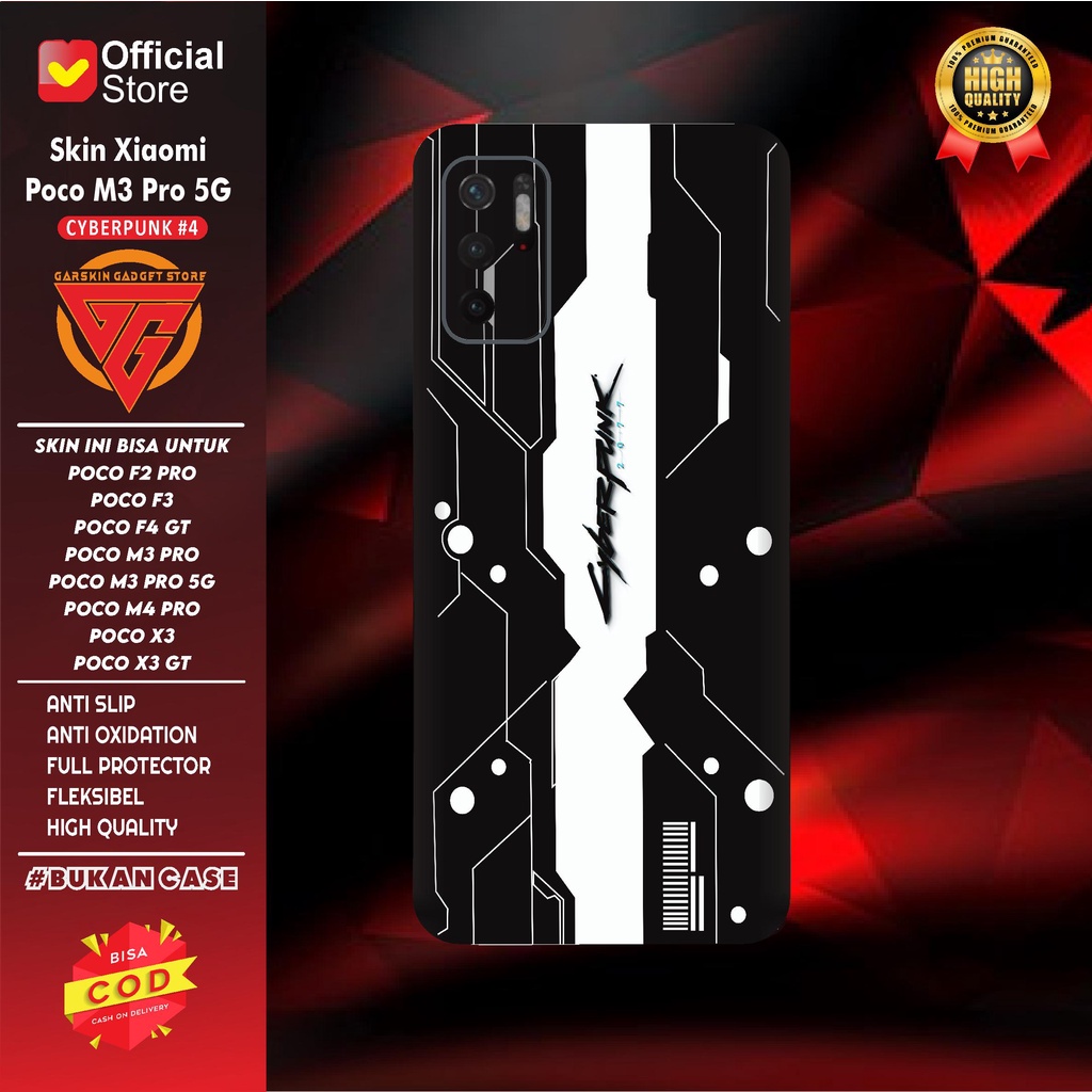 - Poco M3 Pro 5g Garskin Custom Bahan Premium Terlaris COD