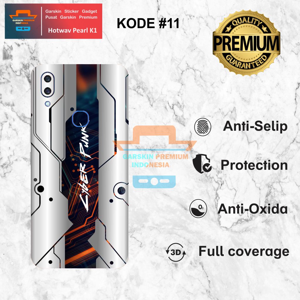 PromoGet2 - Stiker Hotwav Pearl K1 Casing/Garskin Bahan Maxdecal Custom