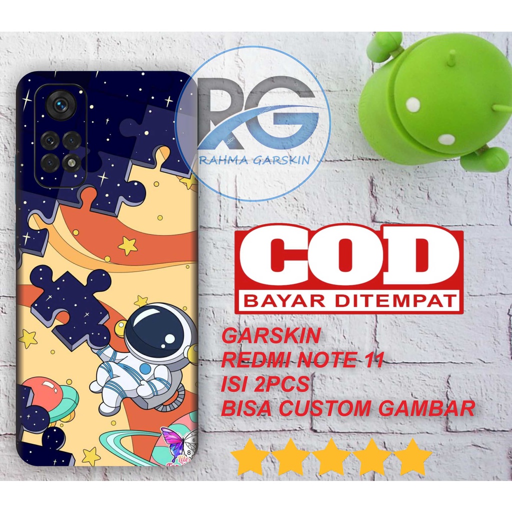 Get2pcs_ Garskin redmi Note 11 Redmi Note 11 Pro Redmi Note 11 Pro 5g Garskin stiker custom Dan Cod