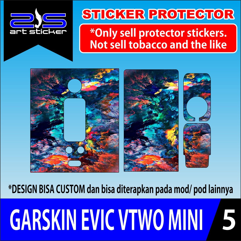 Garskin Evic Vtwo Mini Garskin Motif Dan Bisa Custom