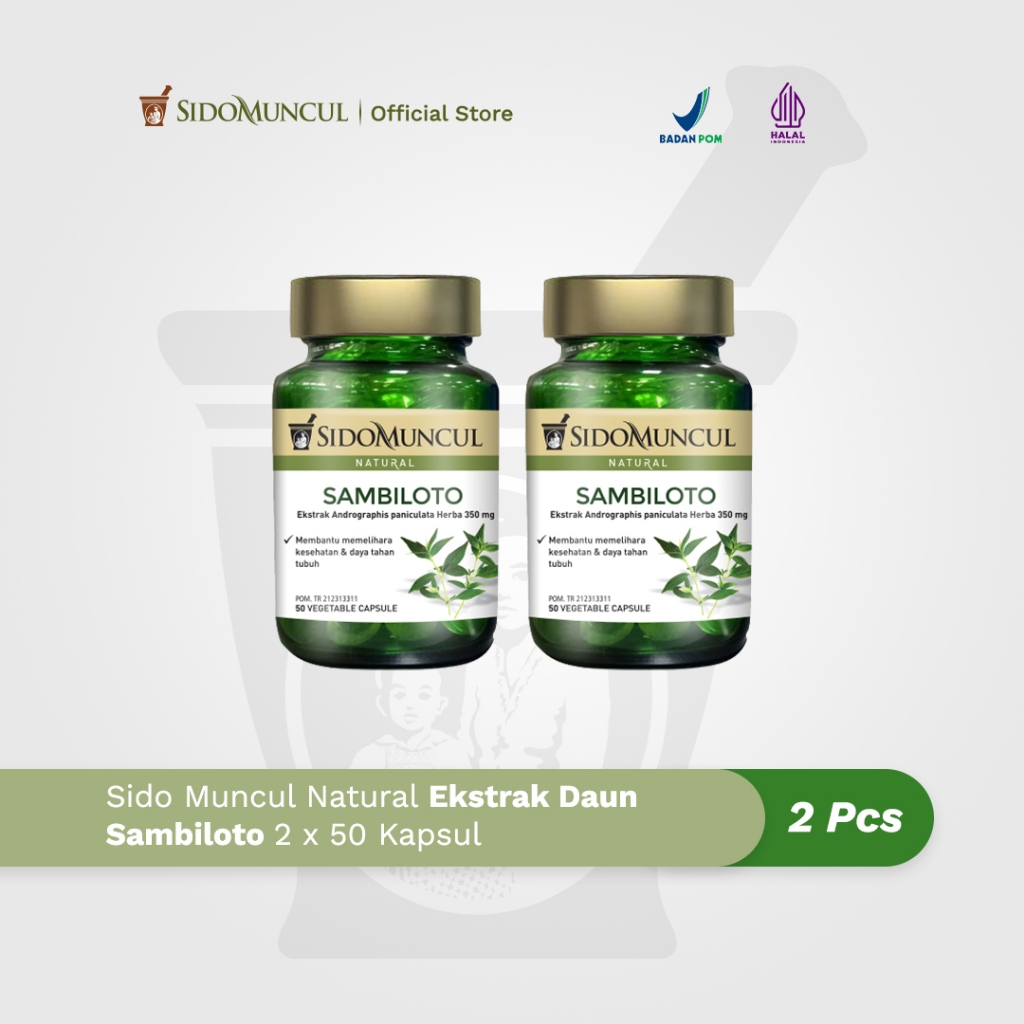 

* Immune Starter Pack 1 Sido Muncul Natural Ekstrak Daun Sambiloto 2x Terlaris